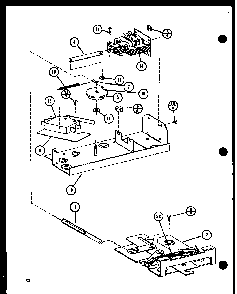 Section 5 Diagram and Parts List for ARR-201 P85450-4S Amana Range