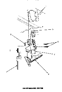 Out-of-balance Switch Diagram and Parts List for LW8463W2 PLW8463W2A Amana Washer