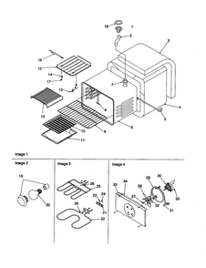Cavity Diagram and Parts List for ARTSC8651E-P1143904NE  Amana Range