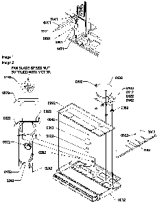 Machine Compartment Diagram and Parts List for TR21S4E-P1196105WE  Amana Refrigerator