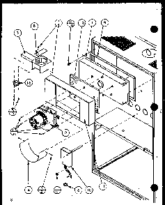 Section 10 Diagram and Parts List for GHI115A35C P6983133F Amana Heater