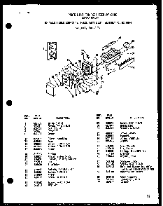 50 Cycle 8 Cube Compact Ice Maker Diagram and Parts List for SRN22N-C-P60230-64WC  Amana Refrigerator