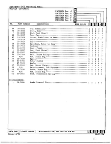 Base And Drive Parts Page 5 Diagram and Parts List for 6640A  Norge Washer