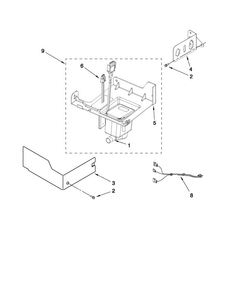 Pump Parts Diagram and Parts List for JIM158XXCX0  Jenn-Air Ice Maker