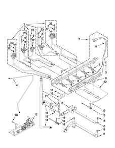 Part Location Diagram of W10271868 Whirlpool CNVRSN-KIT