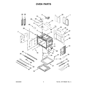 Oven Parts Diagram and Parts List for JOEDC330RM00  Jenn-Air Wall Oven