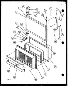 Section 6 Diagram and Parts List for TL18QW-P1111406WW  Amana Refrigerator