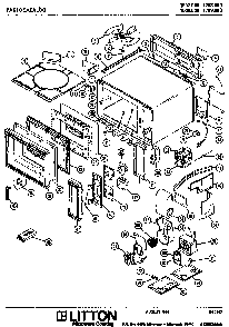 Mw Parts Diagram and Parts List for K-1560000  Amana Microwave