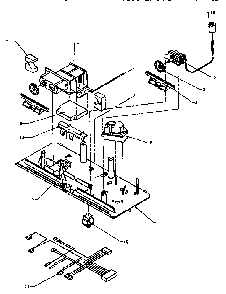 Control Assembly Diagram and Parts List for TX22R2-P1157706W  Amana Refrigerator