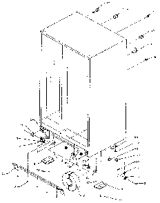 Freezer Door Hinge And Trim Diagram and Parts List for SXD25NP-P1162407W  Amana Refrigerator