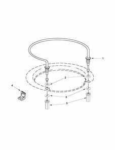 Heater Parts Diagram and Parts List for MDB4709PAM2  Maytag Dishwasher