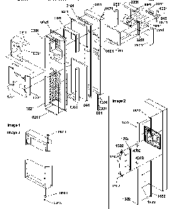 Freezer Door Diagram and Parts List for SCD25TL-P1190426WL  Amana Refrigerator