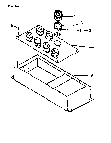 Fuse Box Diagram and Parts List for CARR630L P1142660NL Amana Range
