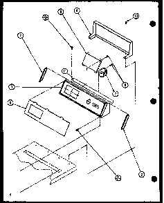 Section 5 Diagram and Parts List for LWD973W P1122803WW Amana Washer