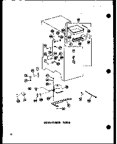 Compressor Parts Diagram and Parts List for SRN22N-C-P60230-64WC  Amana Refrigerator