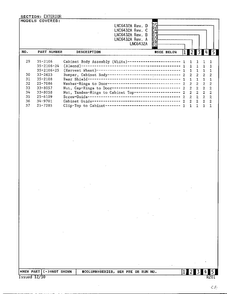 Exterior Page 3 Diagram and Parts List for 6432A  Norge Washer