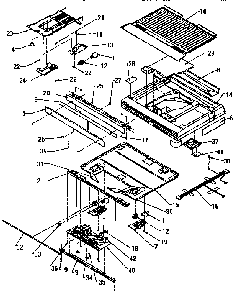 Divider Block Diagram and Parts List for TS18R2-P1158411W  Amana Refrigerator