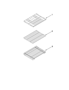 Rack Parts Diagram and Parts List for MGR6875ADS28  Maytag Range
