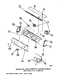 Graphic Panel, Control Mounting Plate And Controls Diagram and Parts List for CW8202W2-PCW8202W2A  Crosley Washer
