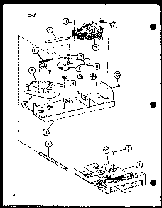Section 6 Diagram and Parts List for RCR-700-P85727-3S  Amana Range