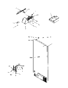 Factory Installed Ice Maker Diagram and Parts List for TX22S3L-P1196002WL  Amana Refrigerator