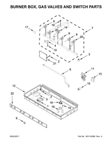 Part Location Diagram of WPW10402606 Whirlpool Manifold