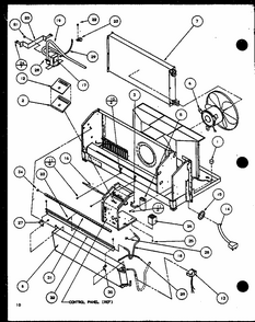 (pth15350edg/p1113204r) (pth12350edg/p1113205r) Diagram and Parts List for 230V,40KW  Amana Air Conditioner