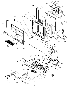 Dispenser Diagram and Parts List for SXDE27N-P1162206W  Amana Refrigerator