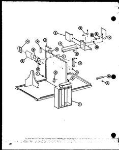 Part Location Diagram of D9956802 Whirlpool Cont. pnl weld pnt