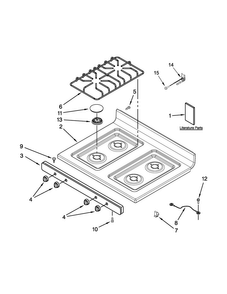 Part Location Diagram of W10620546 Whirlpool PANL-MNFLD