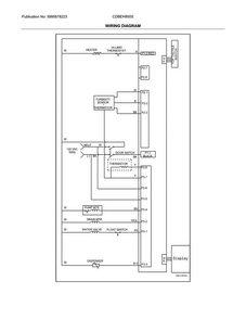 Wiring Diagram Diagram and Parts List for CDBEH950SW0A  Crosley Dishwasher