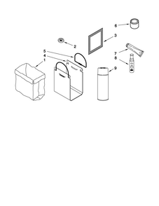Accessory Parts Diagram and Parts List for MTUC7000AWW2  Maytag Trash Compactor