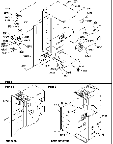 Cabinet Parts Diagram and Parts List for SR520SW-P1183002WW  Amana Refrigerator