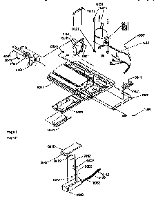 Machine Compartment Diagram and Parts List for 57087-P1190815WL  Amana Refrigerator