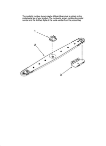 Lower Washarm Parts Diagram and Parts List for MDB6701AWB0  Maytag Dishwasher