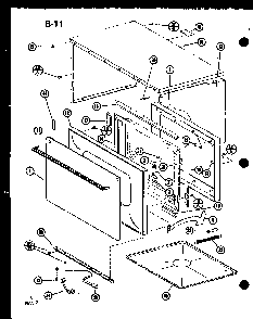 Section 5 Diagram and Parts List for CRRL-9TC P75533-5M Amana Microwave