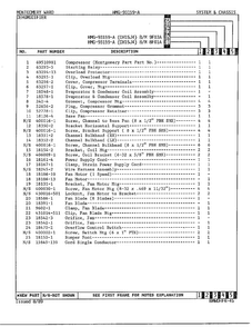 System And Chassis Page 2 Diagram and Parts List for 93159A  Admiral Dehumidifier