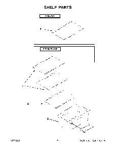 Shelf Parts Diagram and Parts List for 10667803120  Kenmore Refrigerator