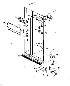 Fresh Food Compartment Diagram and Parts List for RC20LA-3AW-BS10C  Magic Chef Refrigerator