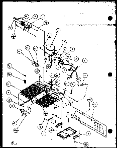 Panasonic Compressor Diagram and Parts List for TZ22QW-P1114906WW  Amana Refrigerator