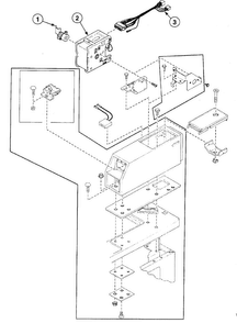 Part Location Diagram of 29281P Maytag Washer wire harness
