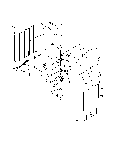 Air Flow Diagram and Parts List for 10658992801  Kenmore Refrigerator