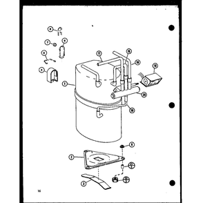 Part Location Diagram of B1255502 Whirlpool Tube-valve to cond.