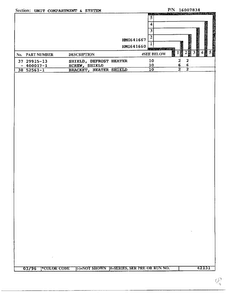 Unit Compartment And System Page 3 Diagram and Parts List for HMG-641670  Admiral Refrigerator