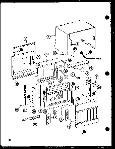 Section 1 Diagram and Parts List for MR-2 P71892-2M Amana Microwave