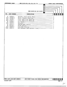 Fresh Food Compartment Page 3 Diagram and Parts List for 21694A  Admiral Refrigerator