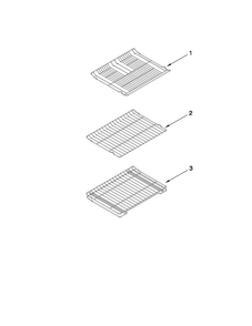 Rack Parts Diagram and Parts List for MGR6875ADS27  Maytag Range