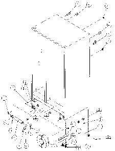 Drain And Rollers Diagram and Parts List for 36798-P1152602W  Amana Refrigerator