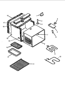 Part Location Diagram of 0300538 Whirlpool ELEMENT BK
