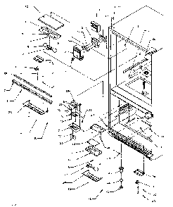 Control Switches & Lights Diagram and Parts List for BQ20RBW-P1161502WW  Amana Refrigerator